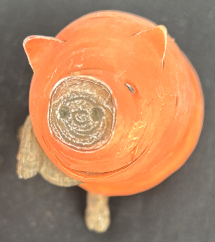Enesco Home Grown Yam Sweet Potato Pig Orange Cat & Kitten Figurine Lot 2005