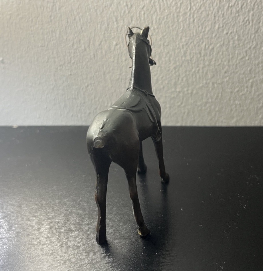 VTG Almar Metal Arts Cast Metal Horse Figurine Mid Century Desk Decor NO TAIL
