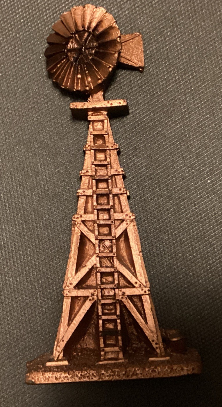 Copperama Windmill Freestanding Figurine