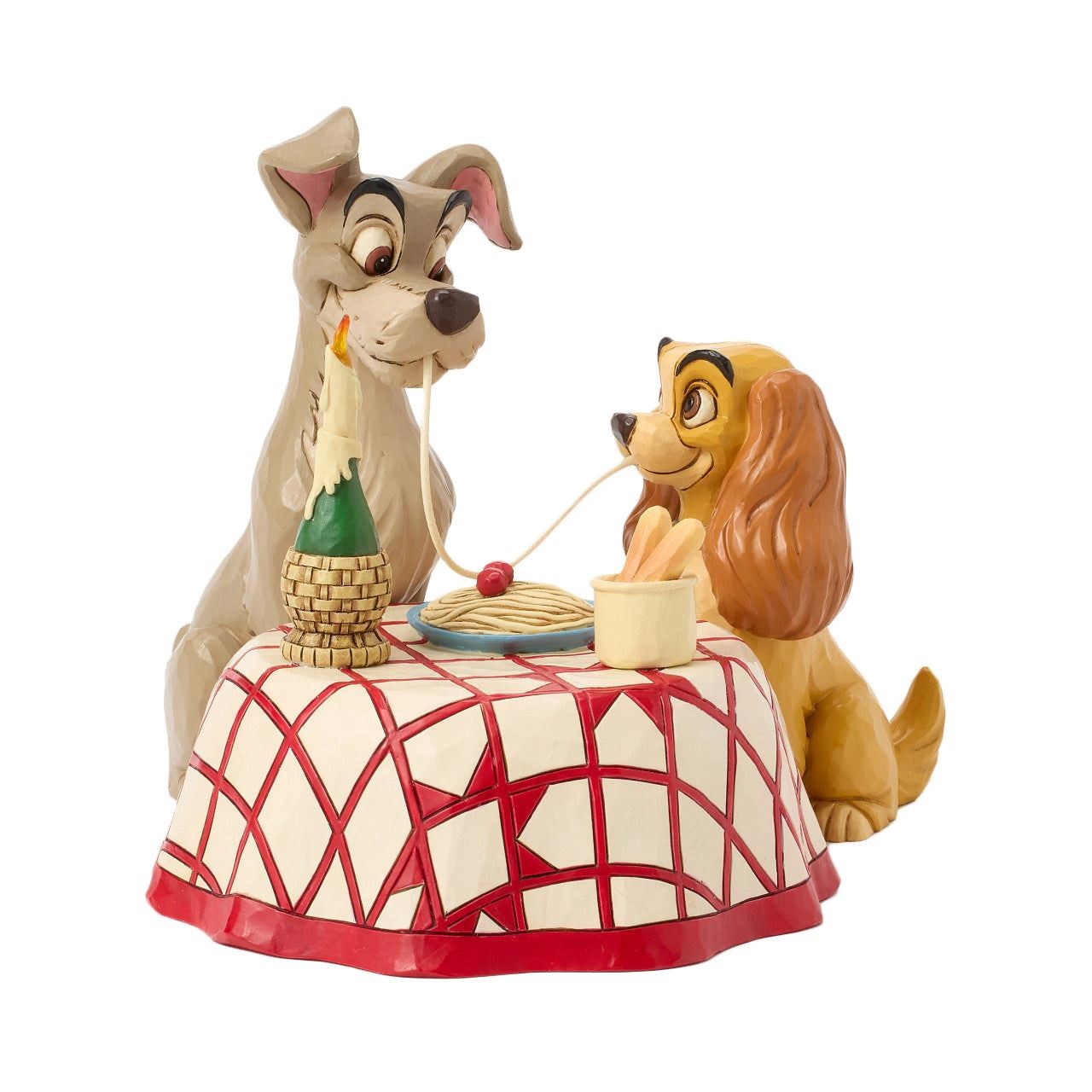 Jim Shore Disney Traditions Lady & The Tramp Spaghetti Scene Figurine 6016899