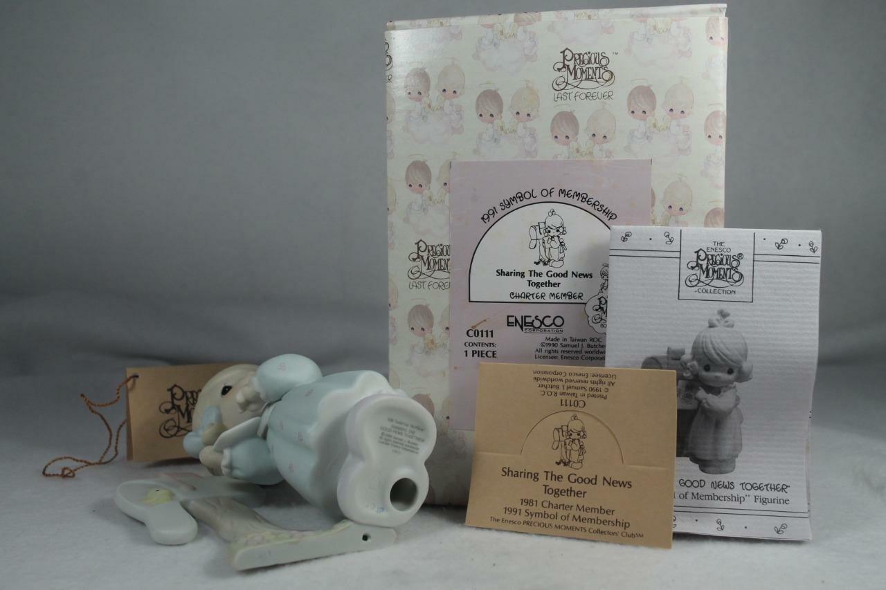 Precious Moments ‘Sharing The Good News Together’ Charter Member #C0111 In B0x