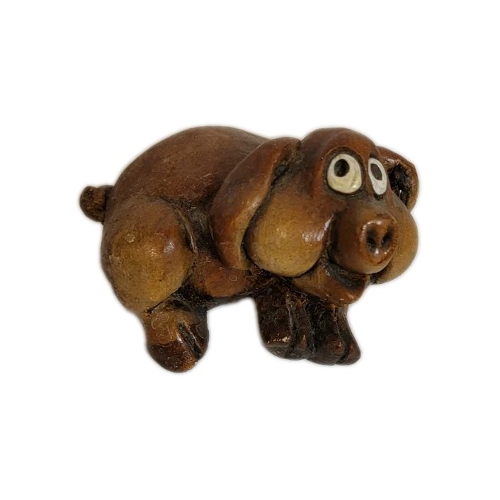 VINTAGE BEASTIES OF THE KINGDOM “PIGGY” BY JOHN RAYA Pig Figure AS IS
