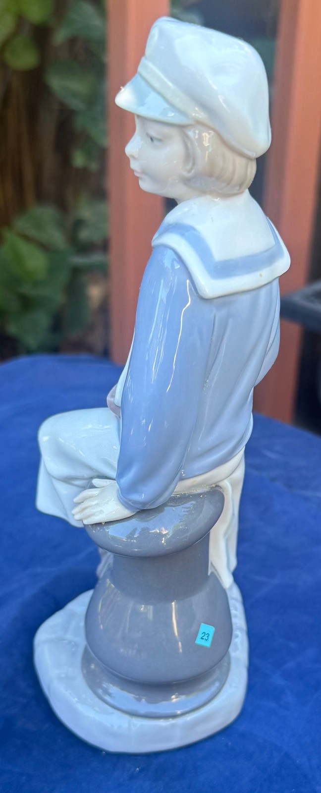 Lladro Retired Sailor #4810 Boy with Yacht Marinerito Porcelain Figurine