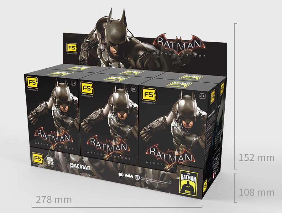 YUANYE DC Justice League F5 Batman Arkham Knight Blind Box Assembled Model Kit