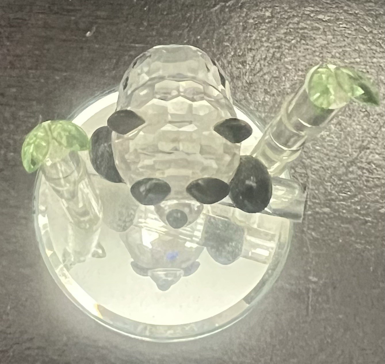 crystal world figurines Lingling Panda MIB