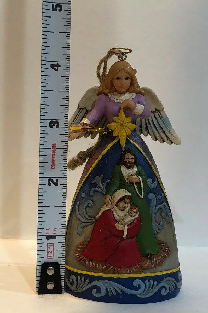 Jim Shore 2008 Heartwood Creek Angel Nativity Scene Ornament #4011913
