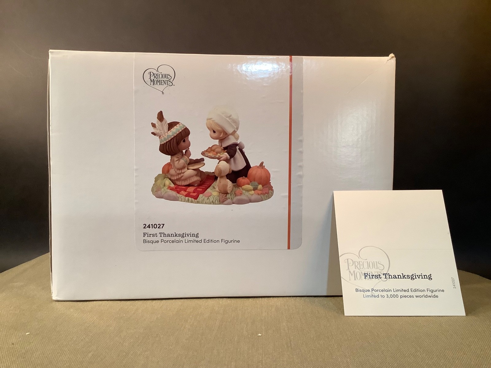 Precious Moments First Thanksgiving Limited Edition 241027