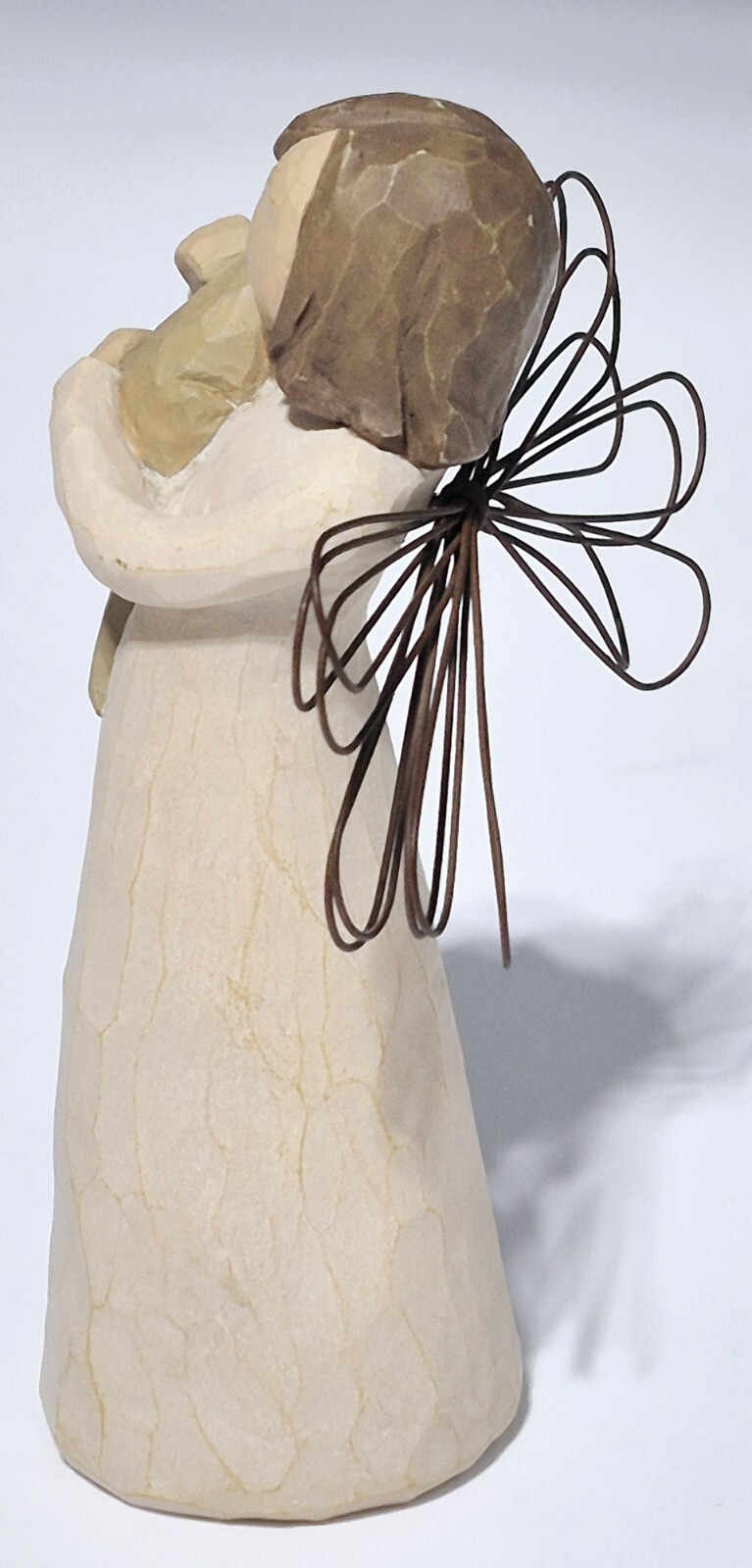 Vintage Willow Tree Angel Of Friendship Holding Dog Demdaco Sue Lordi 1999