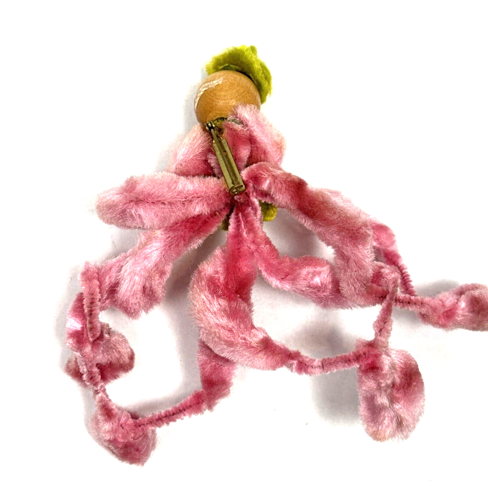 Vintage Chenille Pipe Cleaner Wire Octopus Lady Anthropomorphic