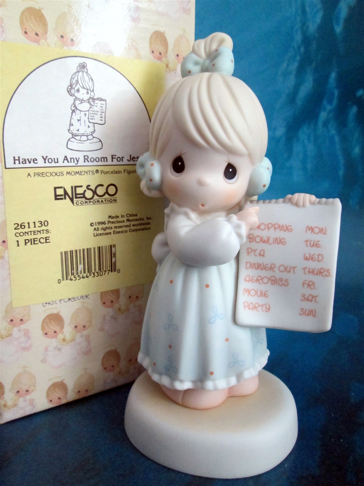 Precious Moments Have You Any Room For Jesus Girl 261130 Boxed