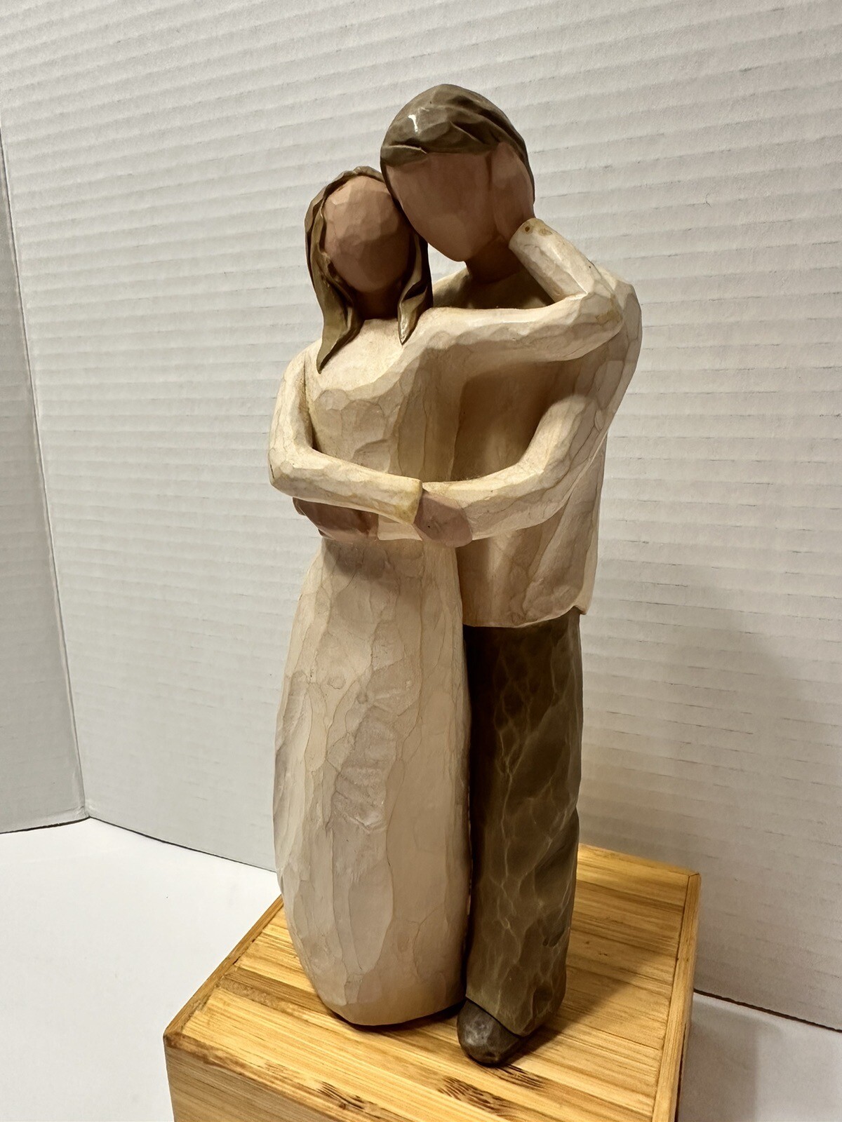 VTG Willow Tree “Together” Figurine Sculpture 2000 Susan Lordi, Family Couple 9″