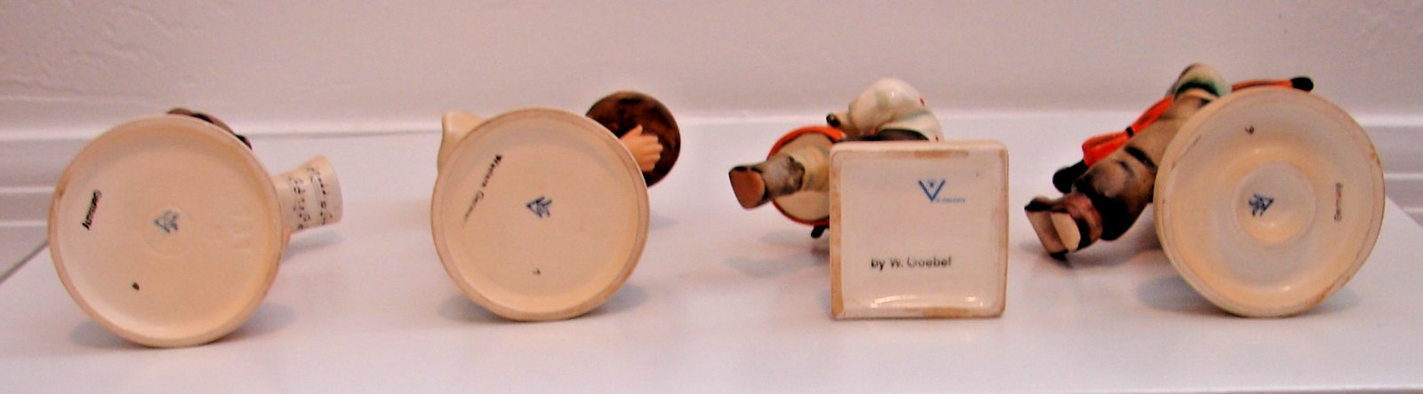 SET OF 4 HUMMEL GOEBEL Boy Figurines #131, 190, 240, 128 Baker, Little Drummer++