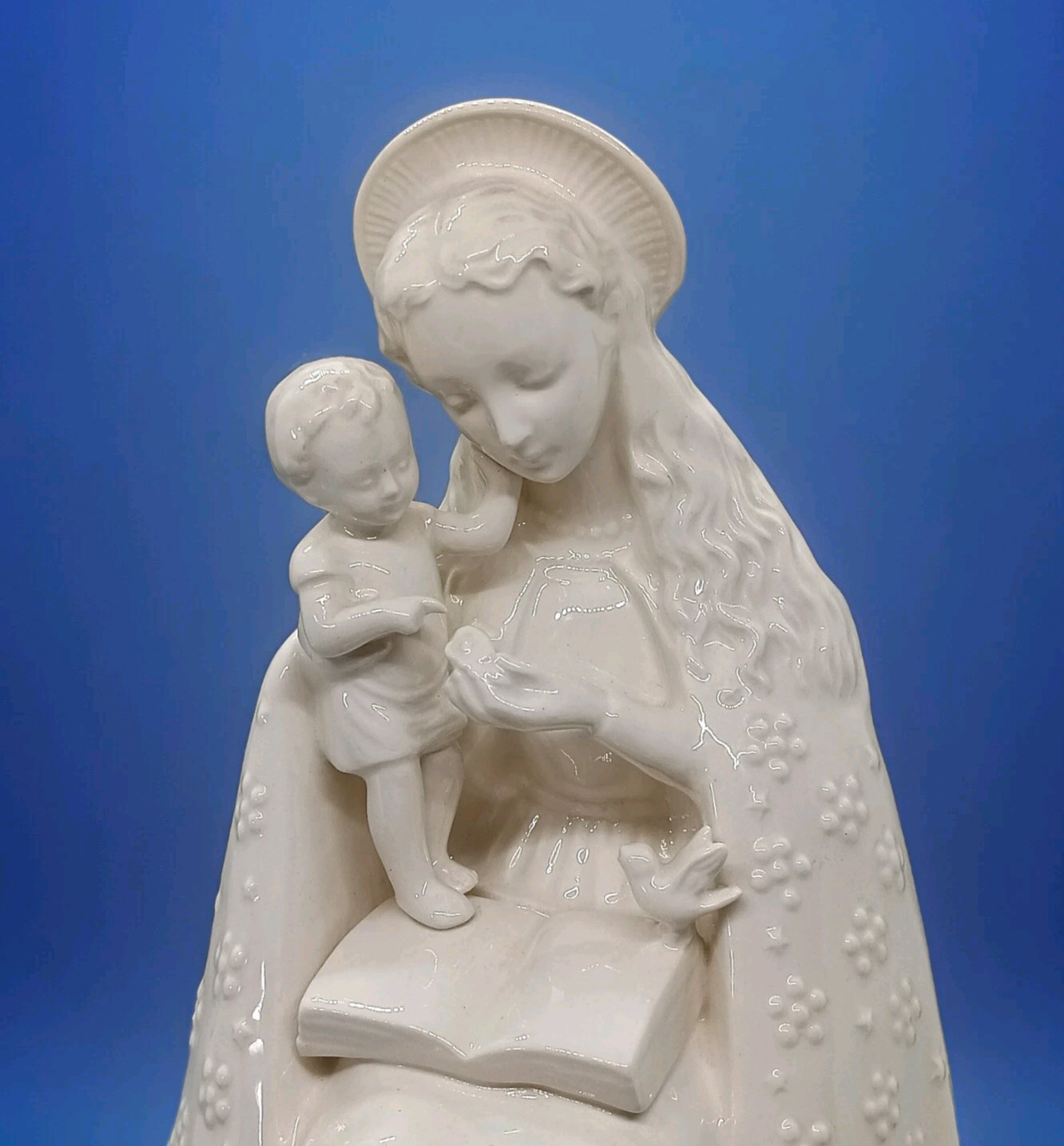 HUMMEL * FULL BEE Flower Madonna Child Jesus TMK 2 10/1 – Open Halo 9.5″