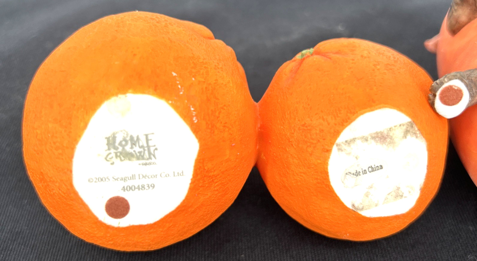 Enesco Home Grown Yam Sweet Potato Pig Orange Cat & Kitten Figurine Lot 2005