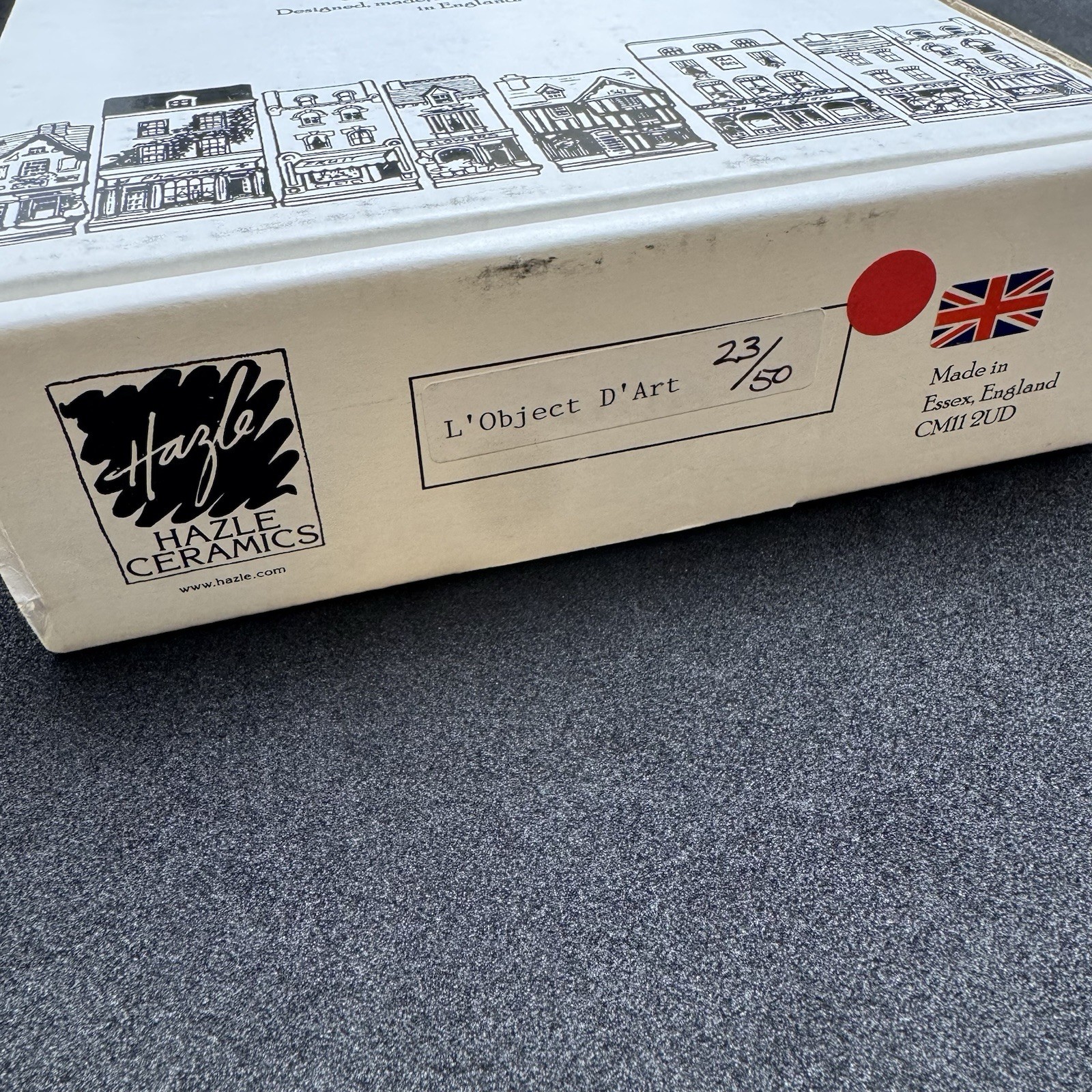 Rare Hazel Ceramics A Nation of Shopkeepers “L’Object D’ Art” 23/50 British Shop