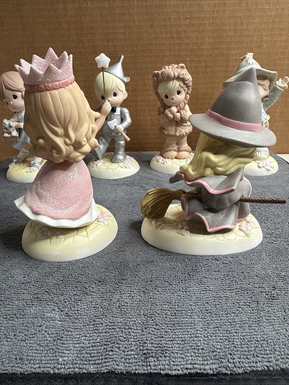 Precious Moments Wizard Of Oz Set Of 6 112022-25. 114033, 132013. SIGNED READ