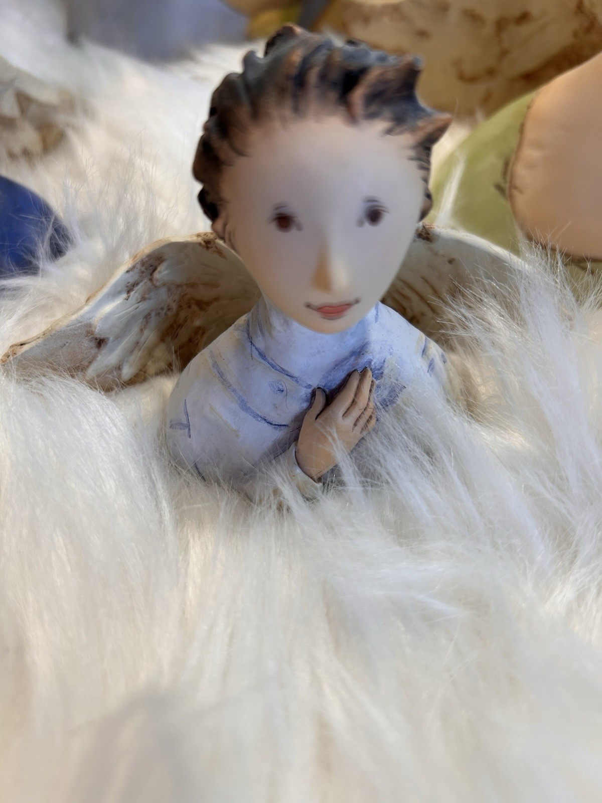 Set of 4 Nancy Carter Journey of Grace Figurines, Largest 8 Inches, Contemporary