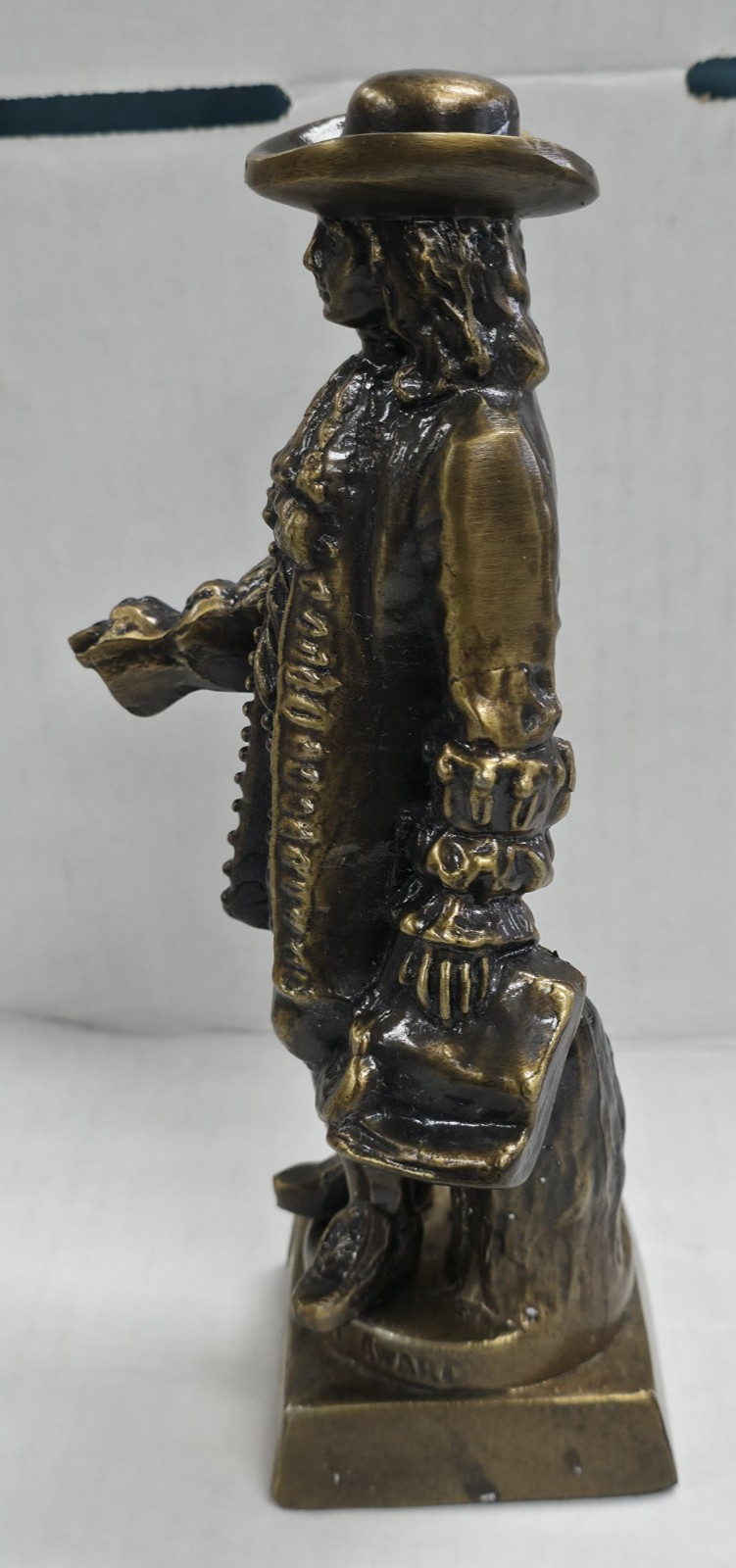 William Penn Awards Statue Figurine Quaker Metal Heavy 8.5 in Tall