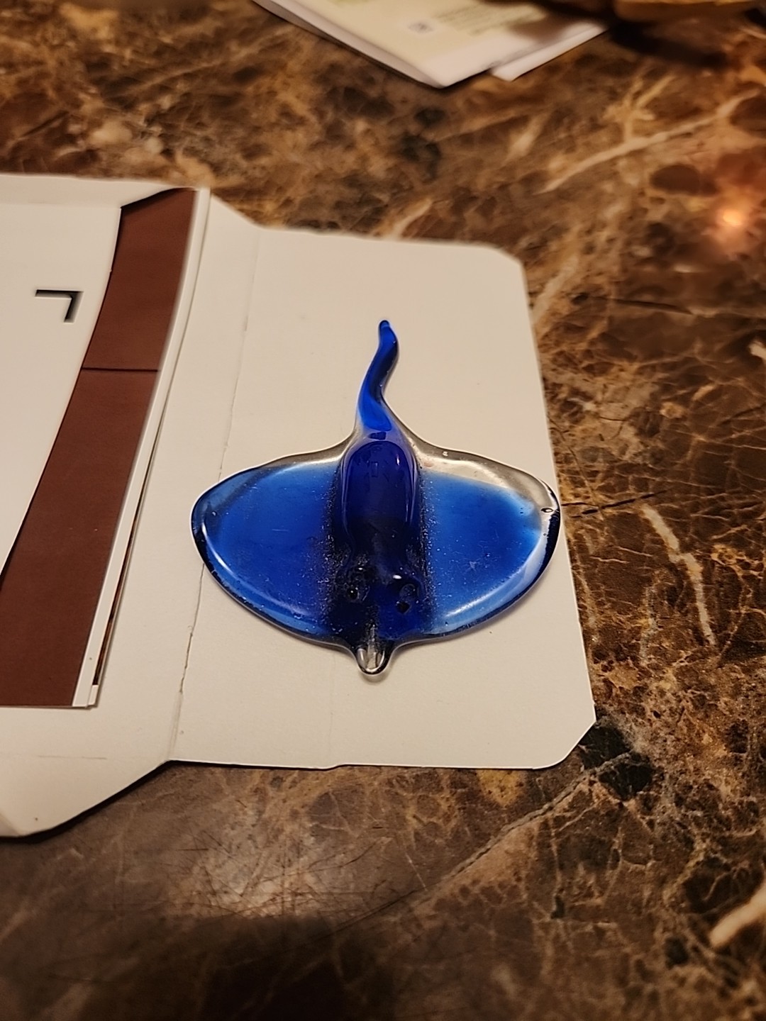 Blue Glass Small Stingray