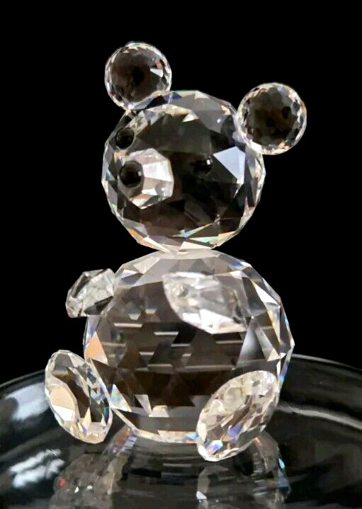 SWAROVSKI Large Teddy Bear Silver Crystal Collection 1st Edition 7637 50 3″