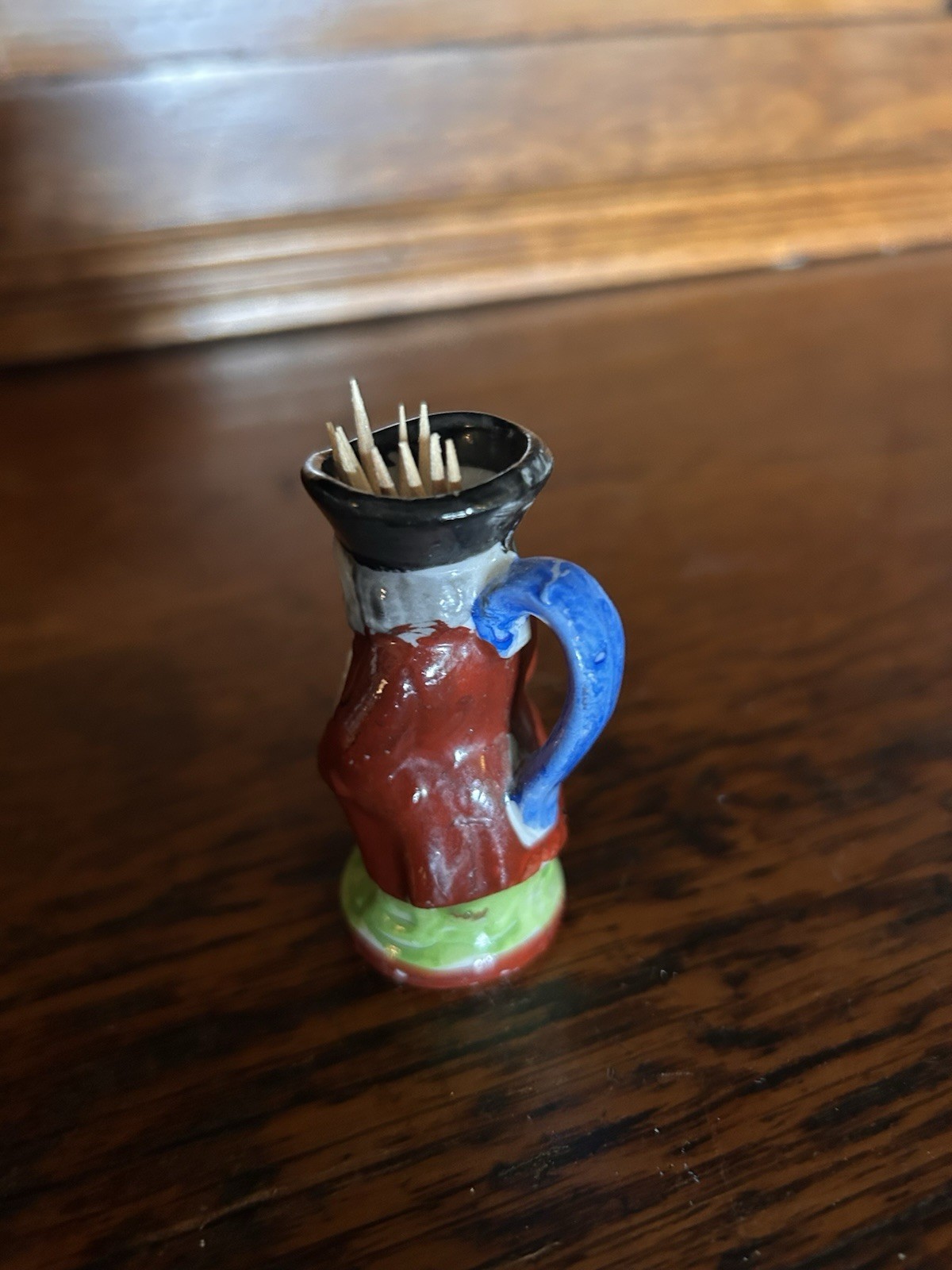 Mini Toby Mug/Toothpick Holder 2.5 H X 1.25 W