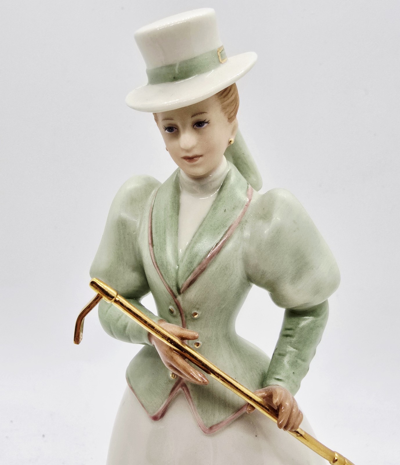 Vintage LENOX Hampshire Hunt ’20s Fashion Porcelain Lady Figural Figurine