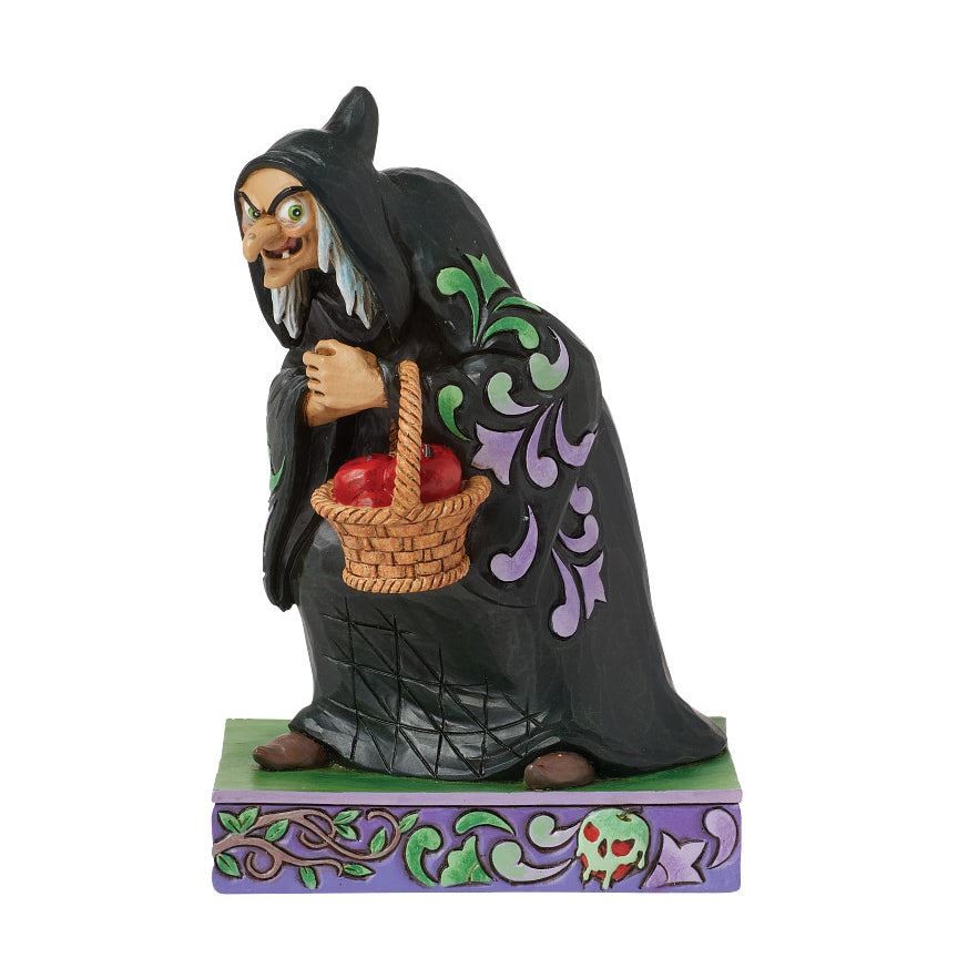 Jim Shore Disney Traditions Hag Poisoned Apple from Snow White Figurine