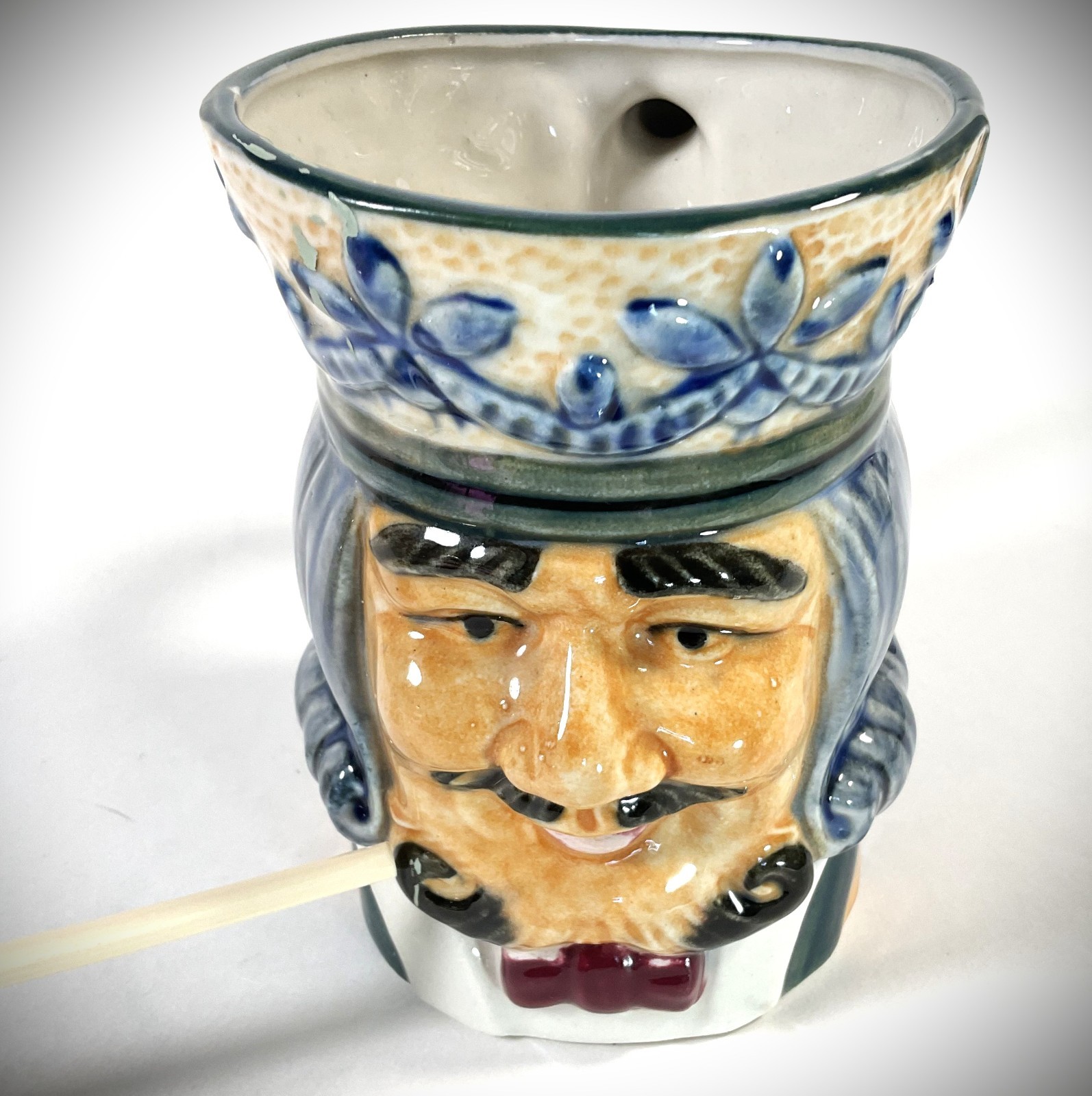 VTG Toby Mug “King of Clubs” Hand-Painted Occupied Japan 4.9″ Tall #2 READ