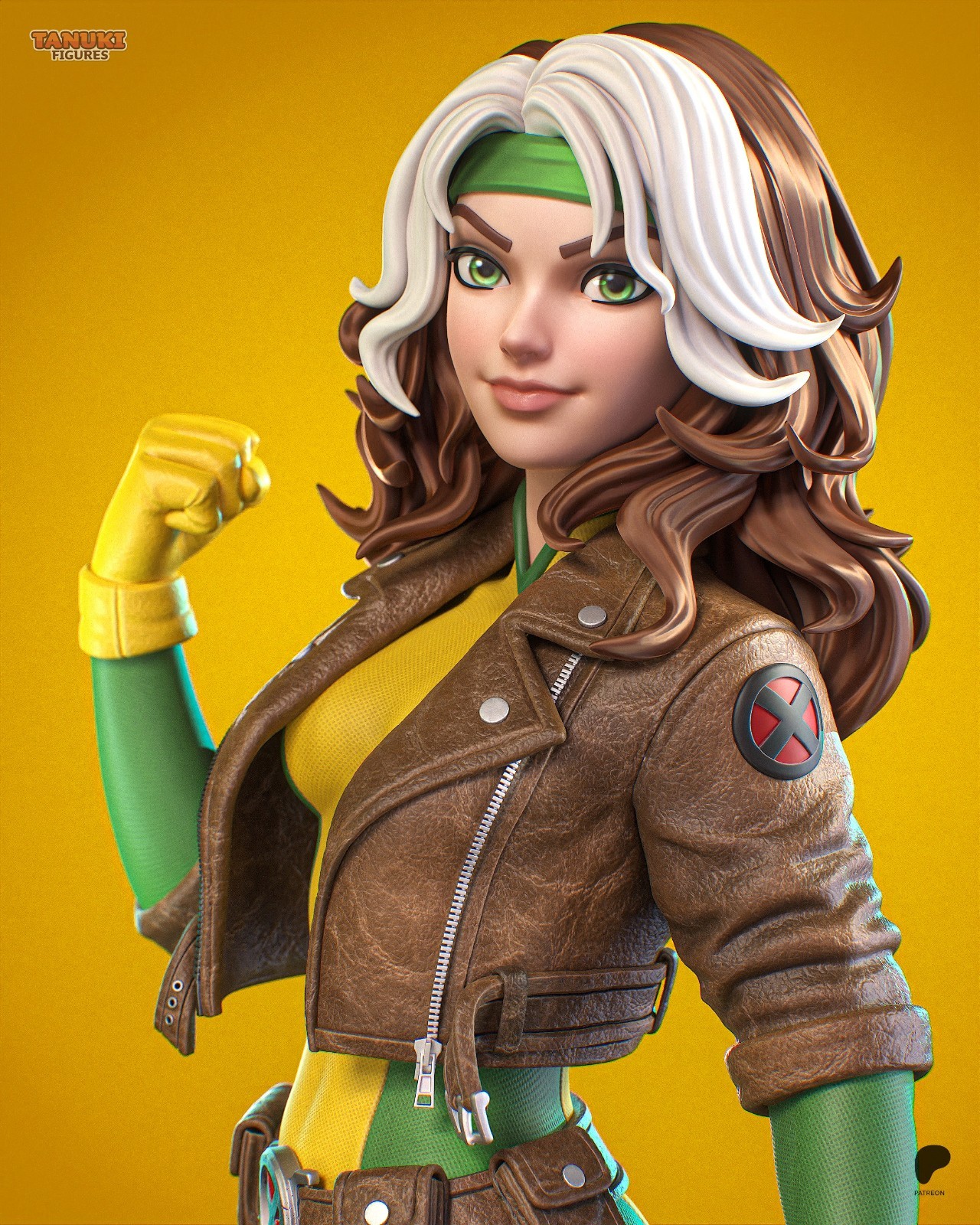 Rogue Toon 1/6 Scale Figure Statue Unpainted Garage Kit Resin