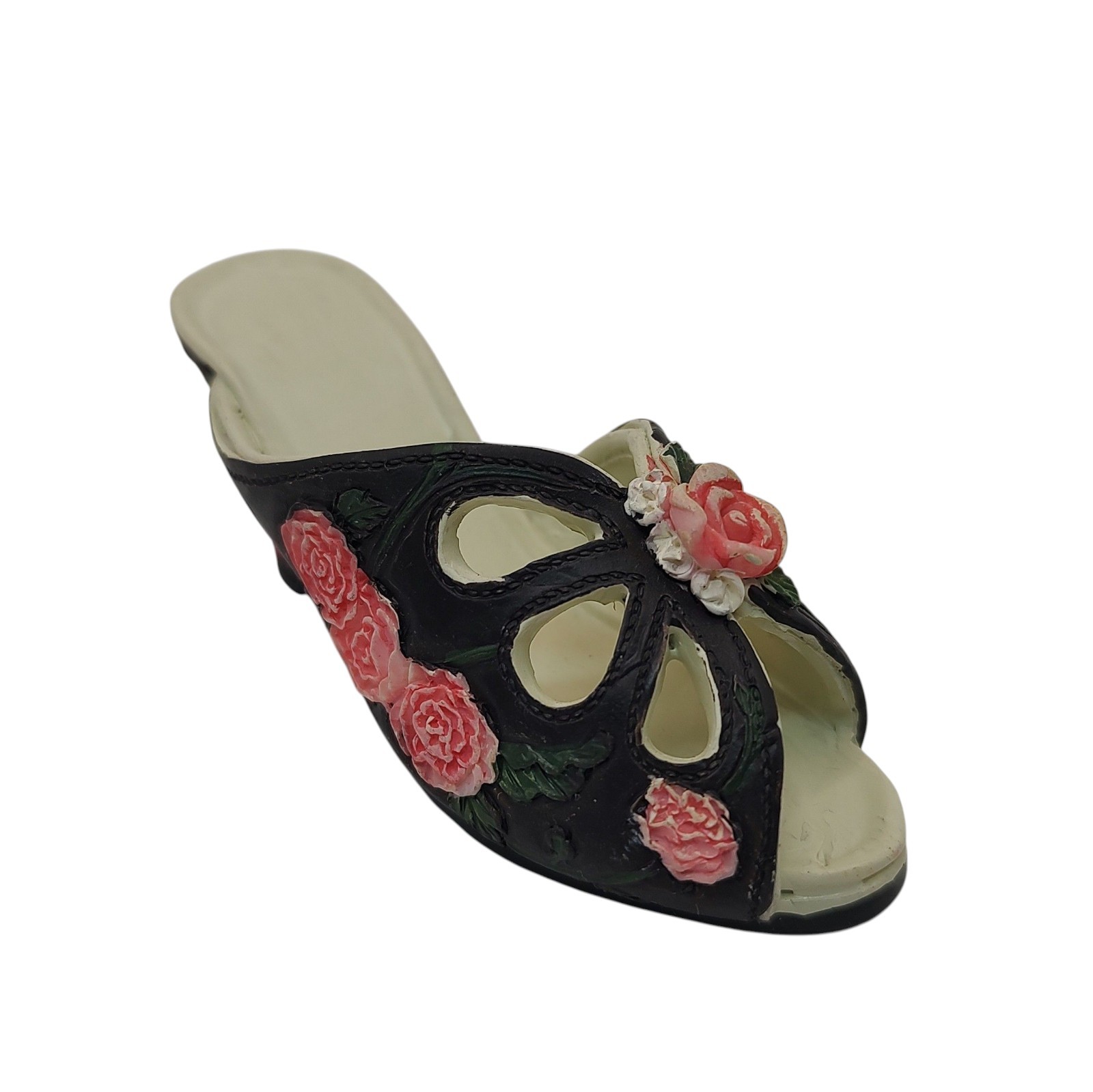 Decorative High Heel Resin Figurines Vintage 1990s Multi Colors Set of Four