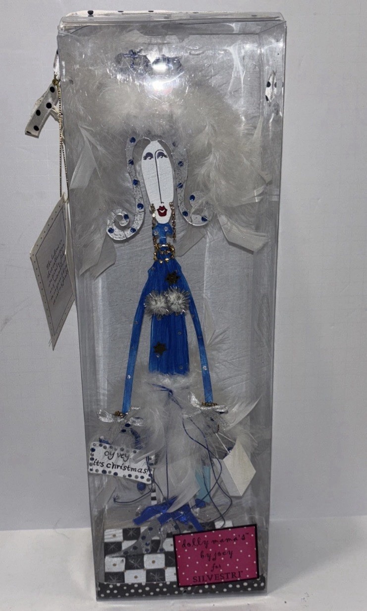 Silvestri Dolly Mama by Joey Standing Metal Figurine “Oy Vey It’s Christmas” 18”
