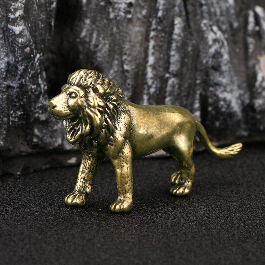 Vintage Solid Brass Figurine Small Statue Home Ornament Figurines Collectibles