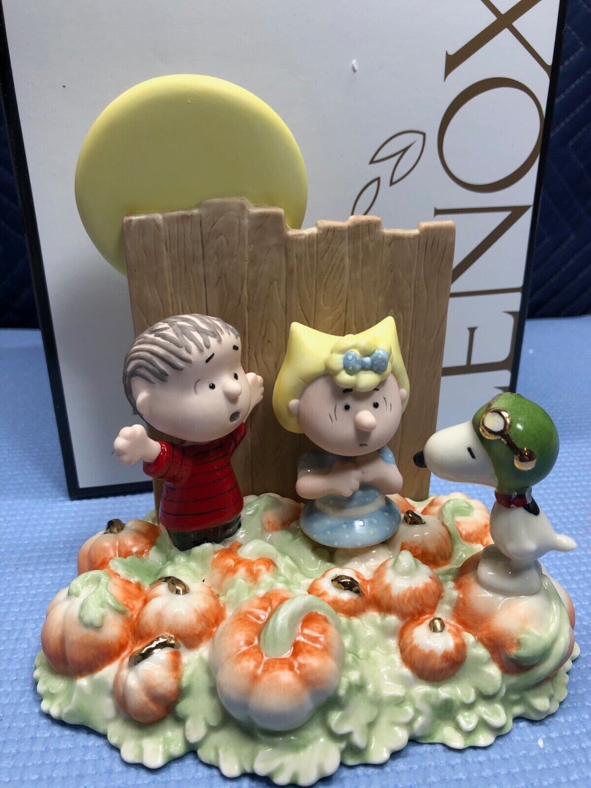 Lenox Peanuts Halloween The Great Pumpkin Figurine Linus Lucy Snoopy NEW