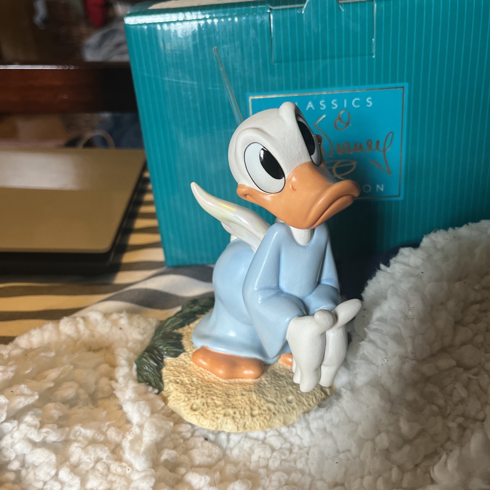 Disney Donald Duck What an Angel Figurine, Please Read