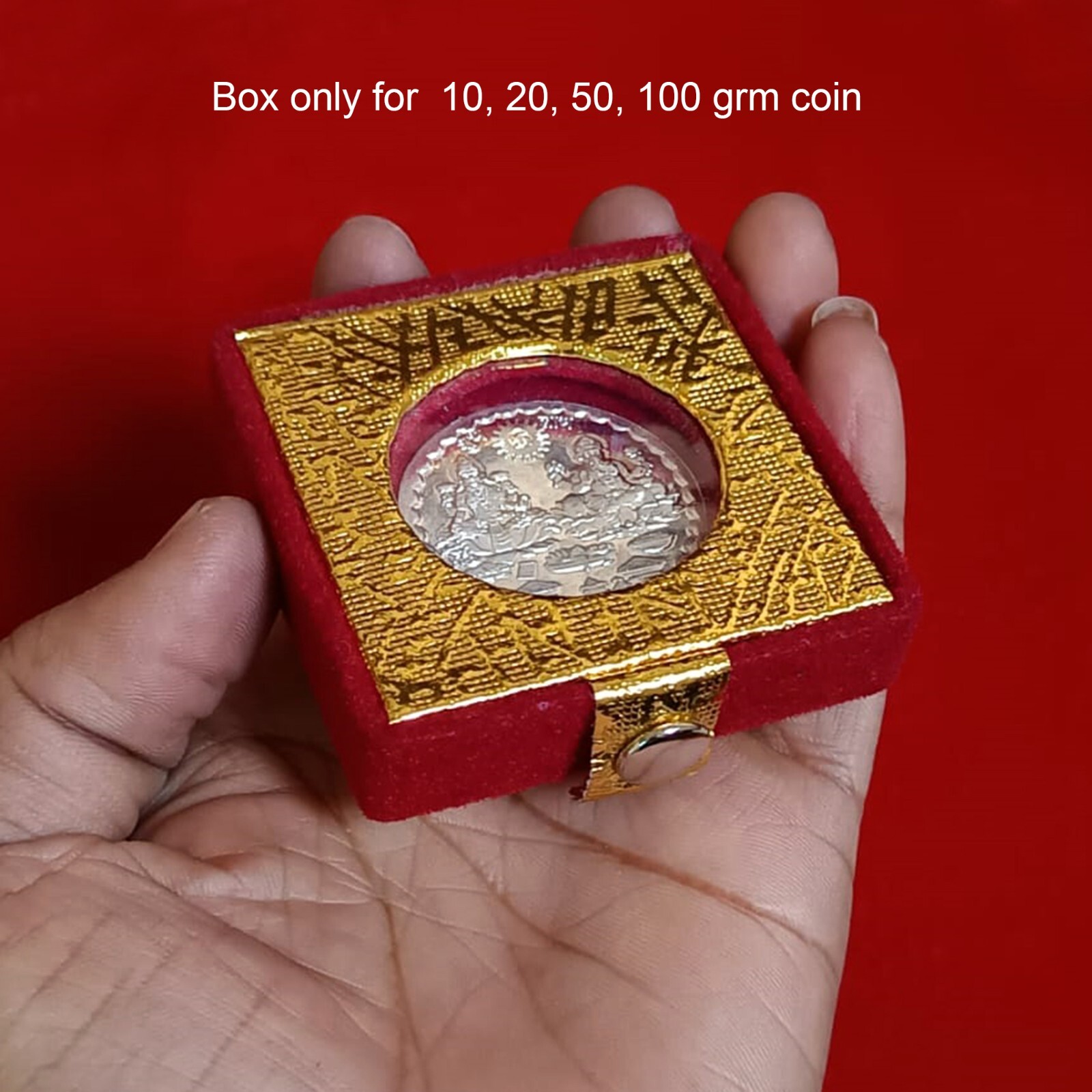 99.90% Pure Silver Lakshmi Ganesh Coin 5gram, 10gram, 20gram, 50gram, 100gram