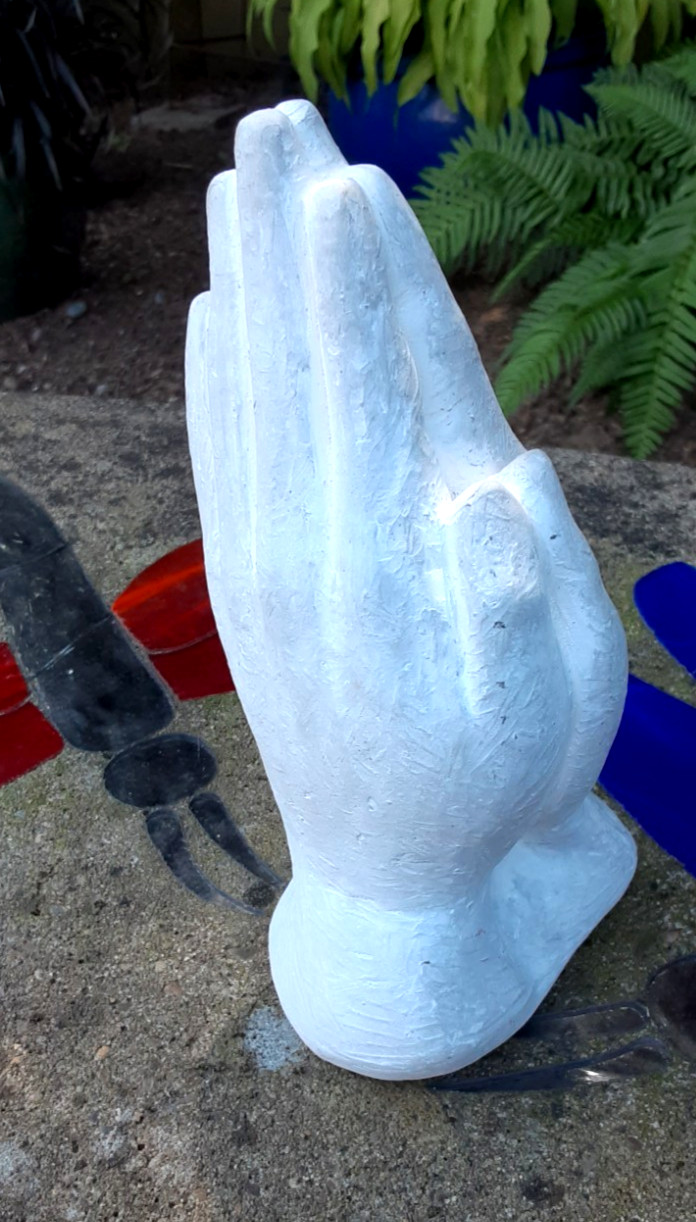 Isabel Bloom, SACRED HANDS, 7 1/2-inches, 2020 Signed, SUPER SHAPE