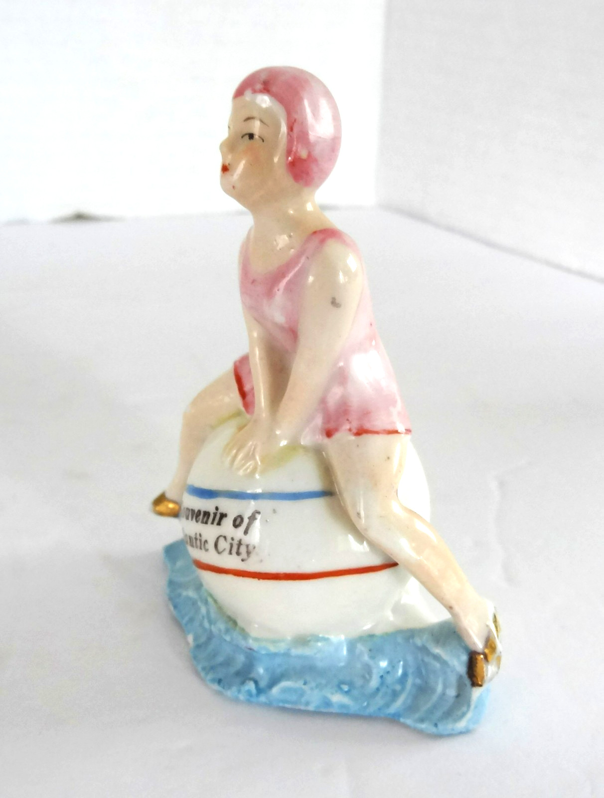 Art Deco Germany Bathing Beauty Atlantic City Souvenir