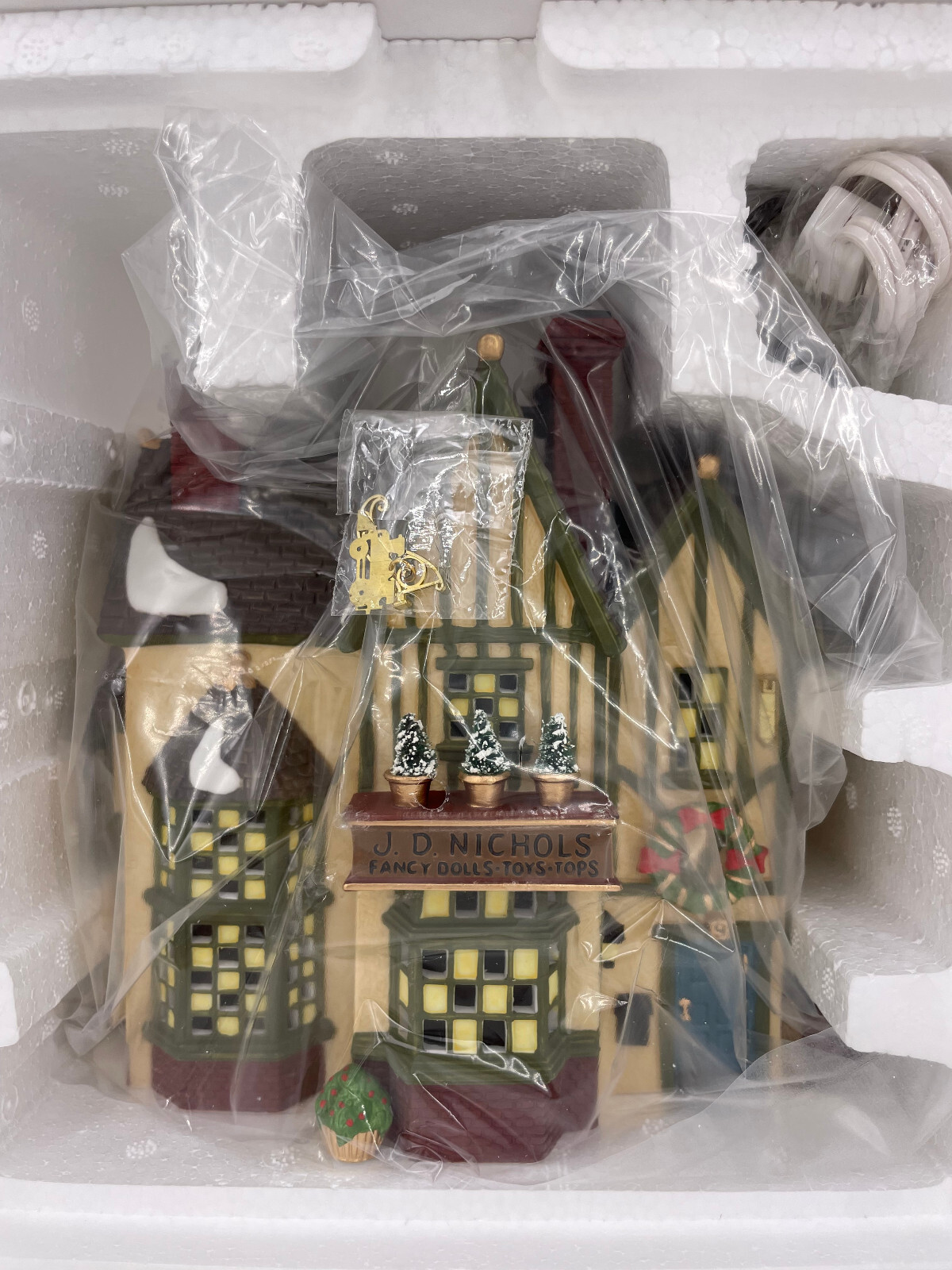 Department 56-Dickens Village- J.D. Nichols Toy Shop – 58328