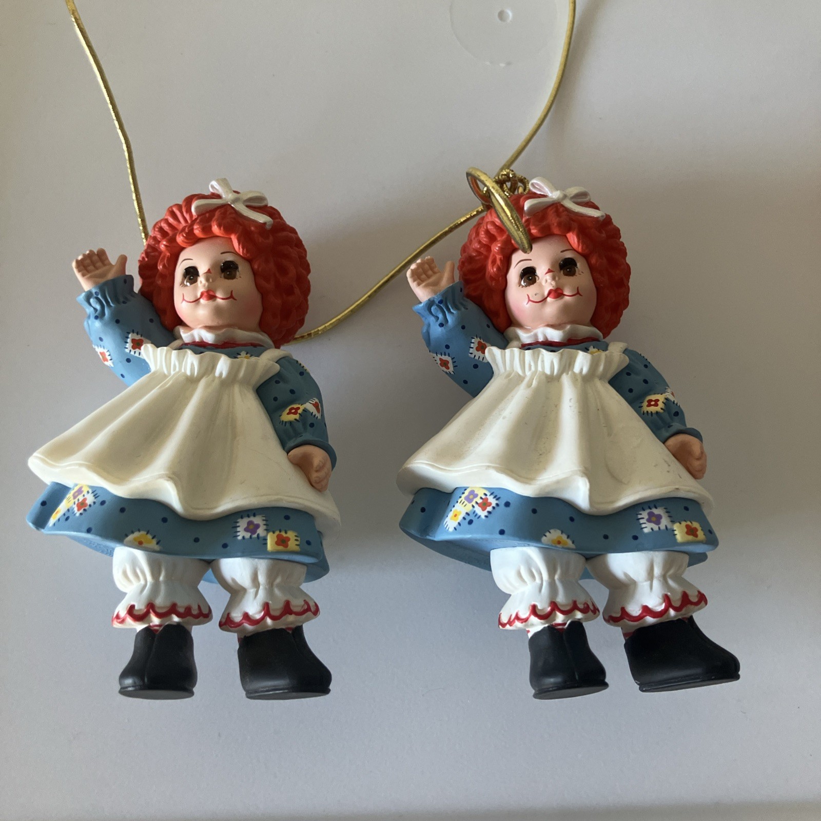 Vintage Raggedy Ann & Andy Figurine Lot – Simon And Schuster/kurt Adler Mixed