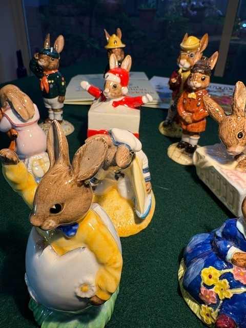 A lovely classic Bunnykins Figurines Collection