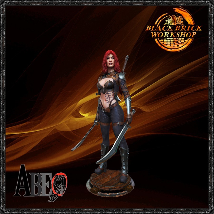 Katarina UNPAINTED Abe 3D – 1/24 (75mm) Scale (SFW ) 3D Print