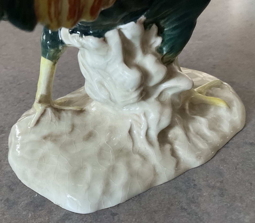 BESWICK :: 1948-54 LEGHORN ROOSTER COCKEREL 10” FIGURINE Gredington ENGLAND