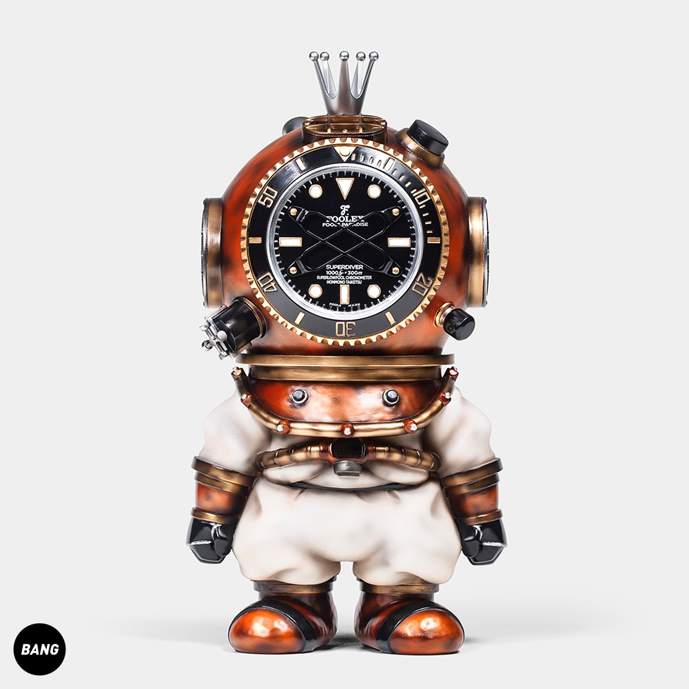 FOOLS PARADISE HONMONO TAIKETSU SUPER DIVER Gold Collectibles Figure New Stock