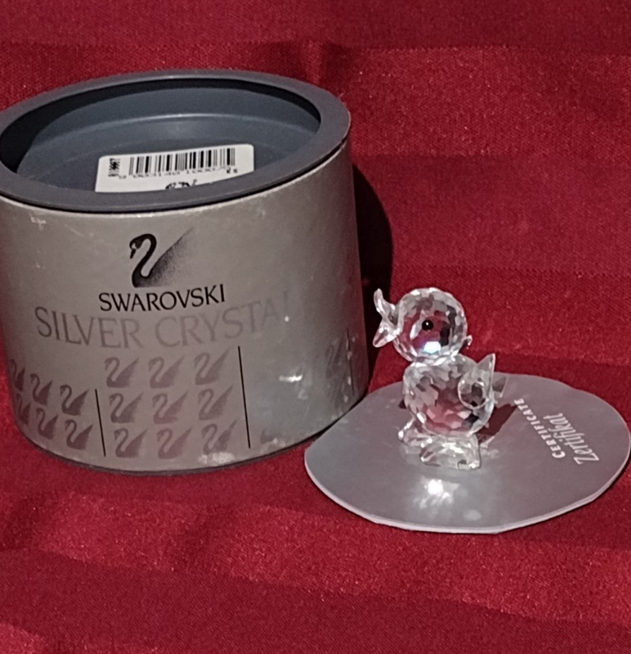 Retired Swarovski Beauties of the Lake Series Mini Drake 7664NR040 w/ Box & COA