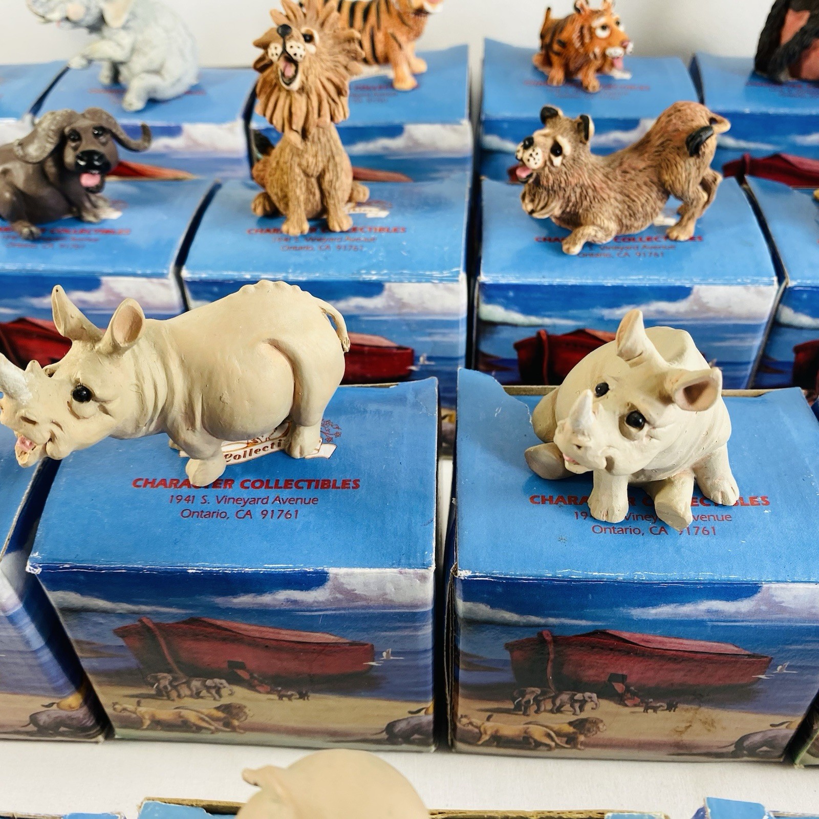 Vtg Holy Herd Noahs Ark Lot 21 Animal Figurines Pete Apsit Figures ART Character