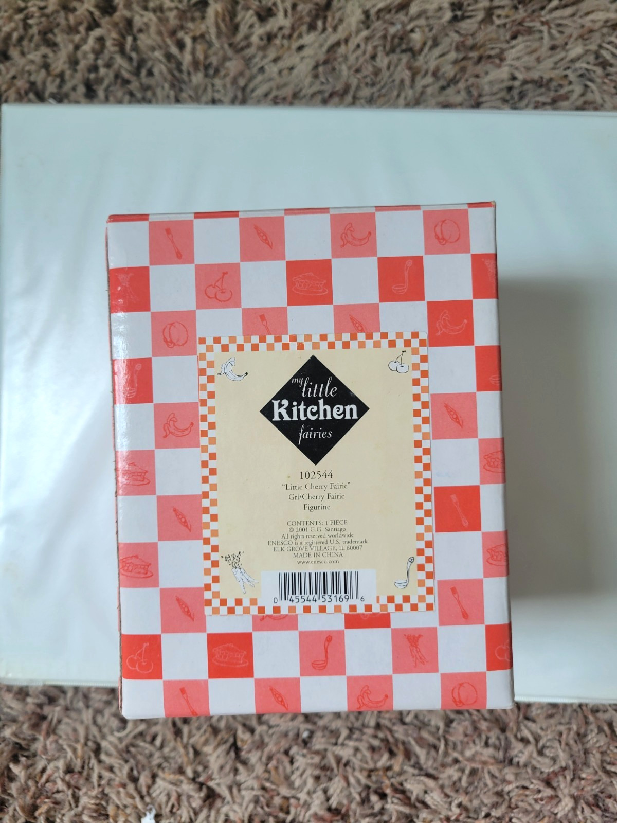 My Little Kitchen Fairies Little Cherry #2 Figurine NIB with box NWT STICKER