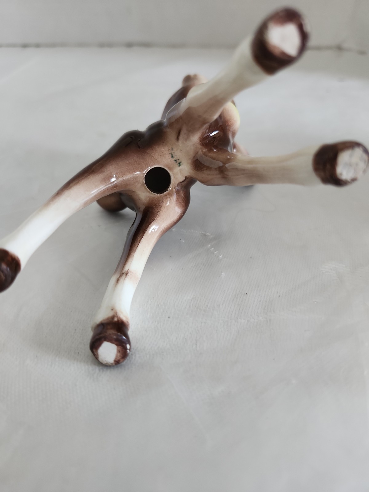 Ceramic Fawn Deer Made In Japan Figurine