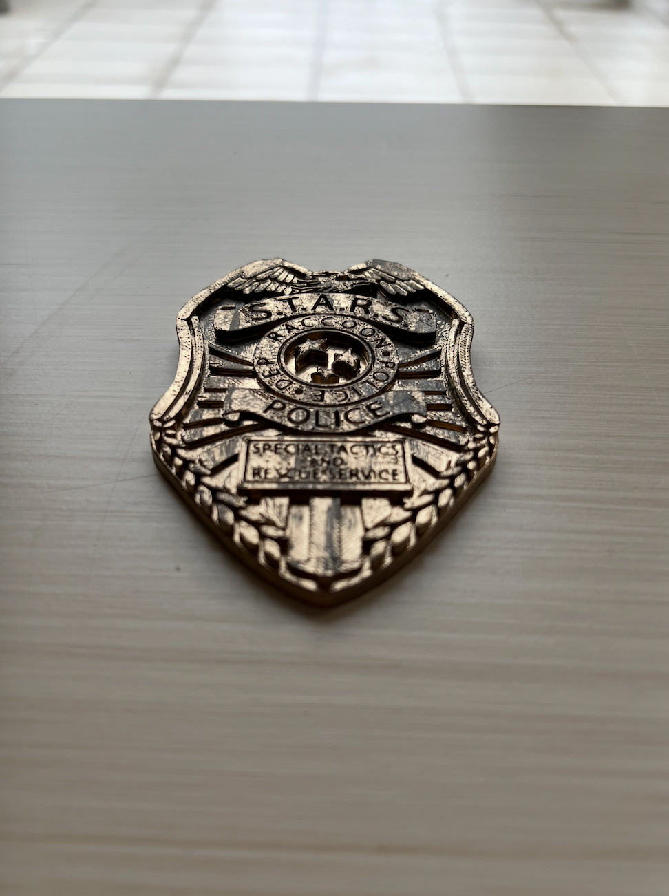 STARS Badge Cosplay Prop Resident Evil Hand Painted Model / DIY Kit 1p