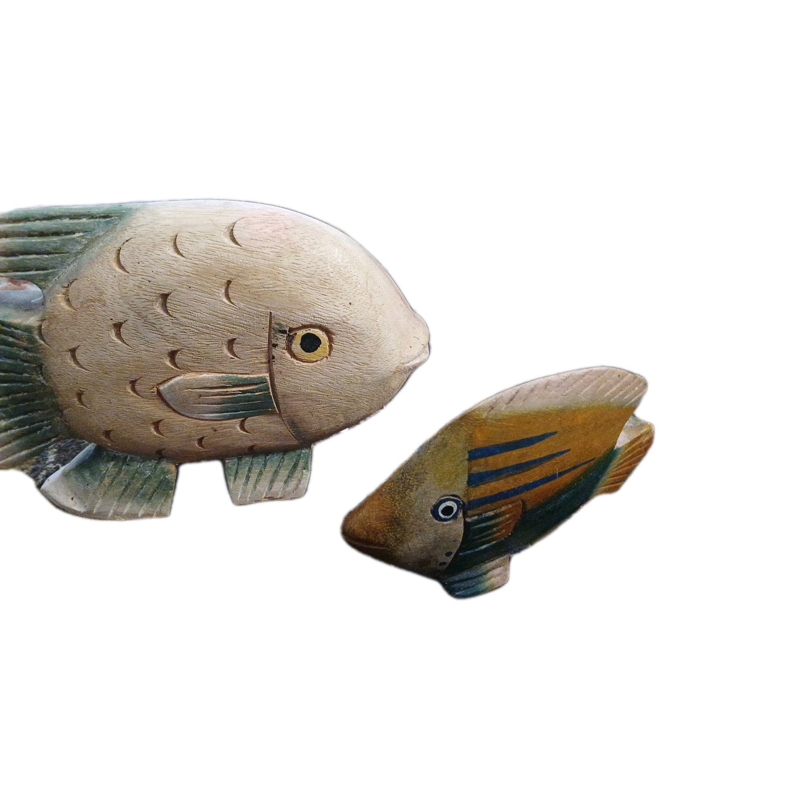 Wooden Carved Fish Shelf Sitters,bathroom Counter
