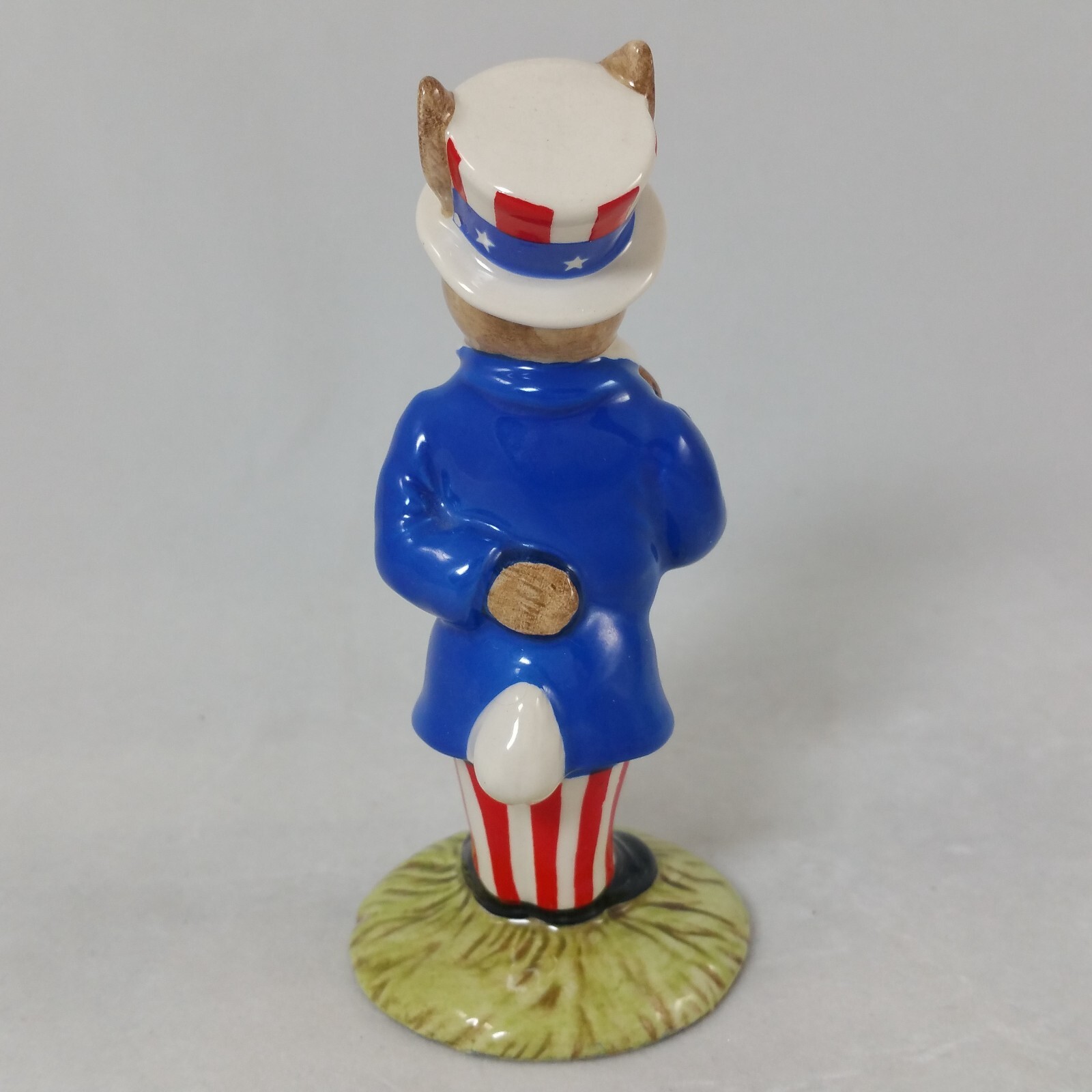 Royal Doulton Bunnykins Uncle Sam Porcelain Figurine 1985 DB 50 Red White Blue